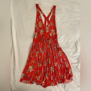 Kimchi Blue size small floral romper - worn once, like new